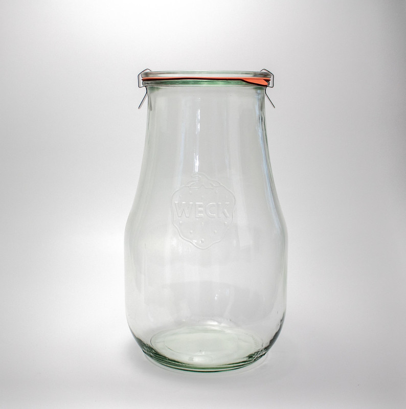 Weck steklen kozarec oblika TULIPAN 2000 mL (1/1) einkochwelt-kozarci/739