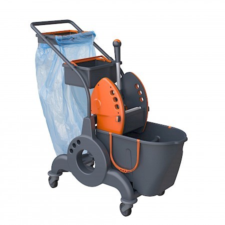 Voziček čistilni GIOTTO  15 L + 10 L
