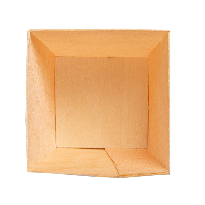 Posodica iz bambusa FINGER FOOD - 4,5 x 4,5 x 4,5 cm (100/1)