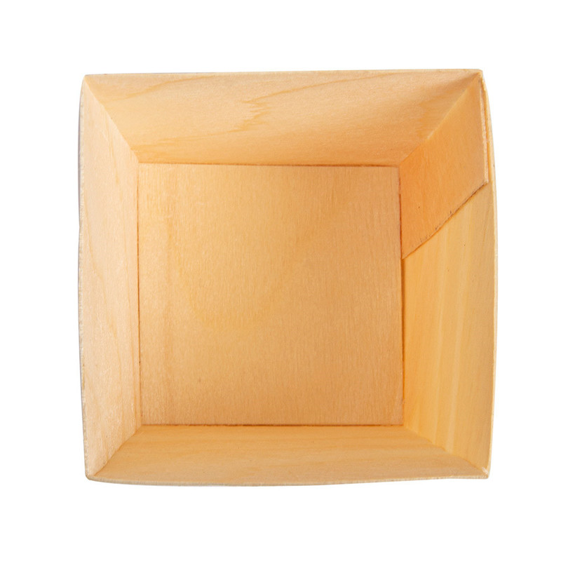 Posodica iz bambusa FINGER FOOD - 5,5 x 5,5 x 5,5 cm (100/1)