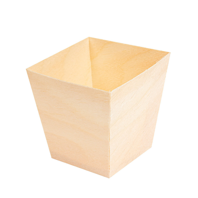 Posodica iz bambusa FINGER FOOD - 5,5 x 5,5 x 5,5 cm (100/1)