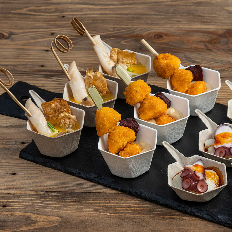 Posodica MINI sladkorni trs - FINGER FOOD - 5,5 x 3 cm (100/1)