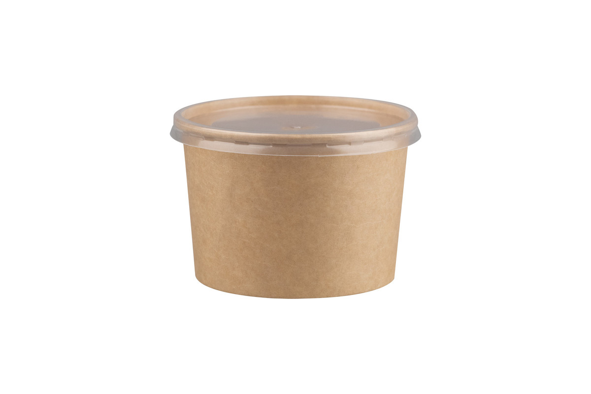 Kartonasta posoda za juho KRAFT RJAVA 500 mL (50/1 ) Juhe/QKS500_1_HR