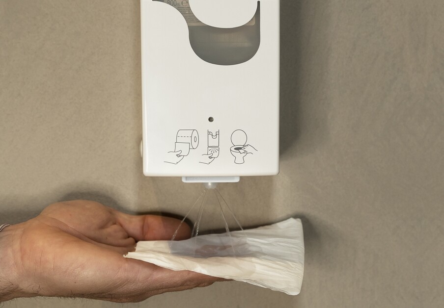 Milnik razkužilnik senzorski BEL, E-Control. Za dezinfekcijo toaletne deske (1/1) Milniki/C95590-1