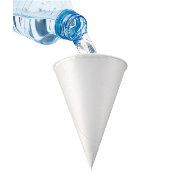 Papirnat kozarec stožec - BEL, 120 mL (200/1) Papirnati-kozarci/123.50