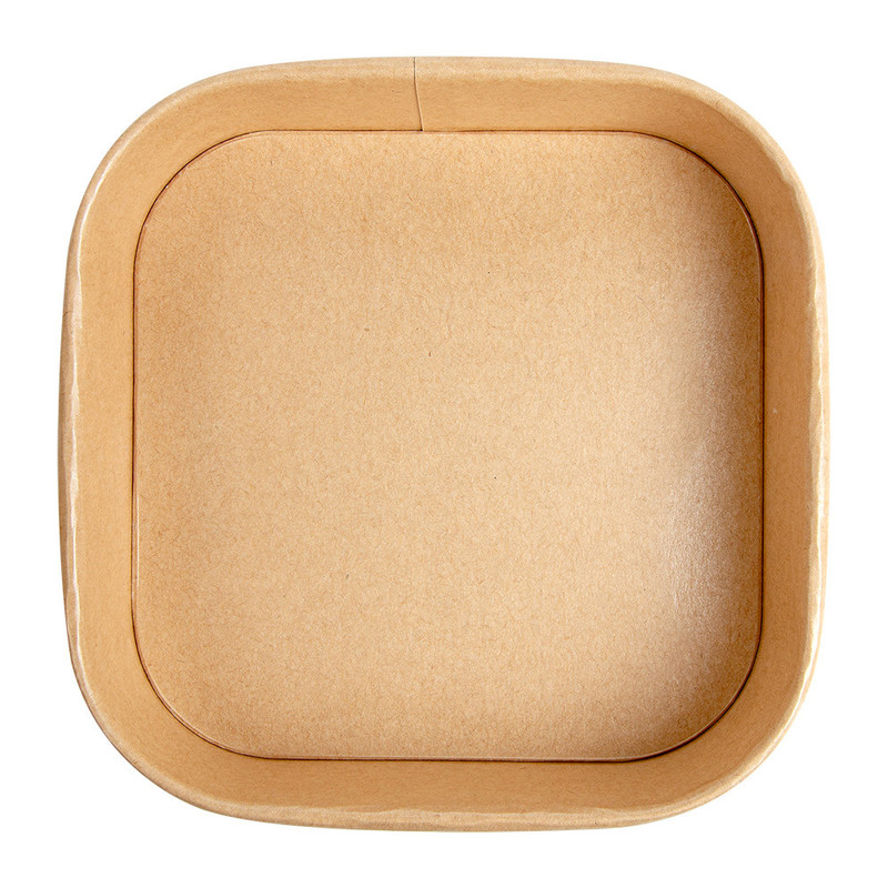 Kvadratna kartonasta posoda KRAFT 750 mL (50/1) Solate/258.76-IMG-02