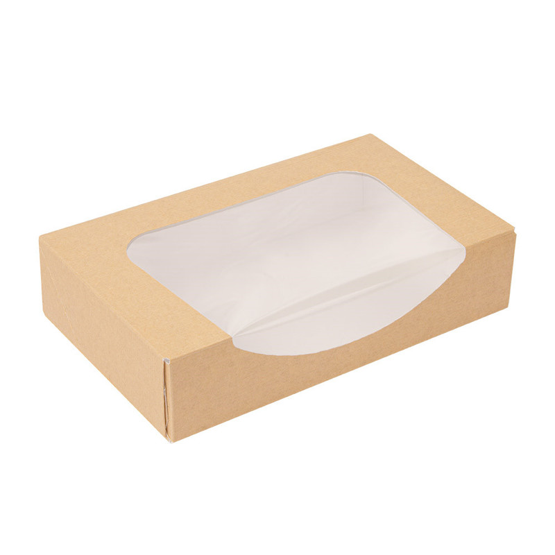 Kartonasta embalaža za SUŠI Z OKNOM - The Pack - 19,7 x 12 x 4,5 cm (50/1)