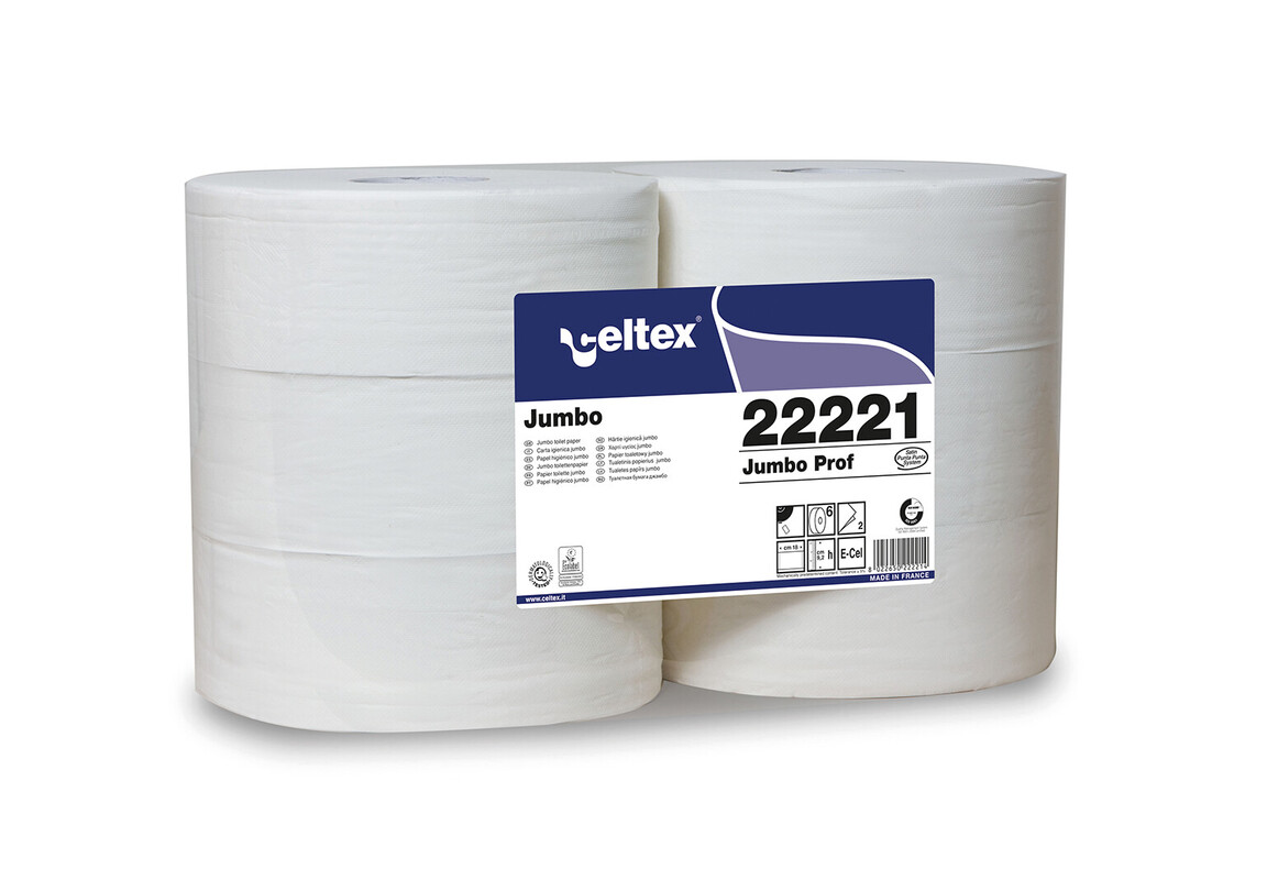Toaletni papir Jumbo Maxi - Celuloza, 2-slojni 320 TM (6/1) Toaletni-papir/C22221