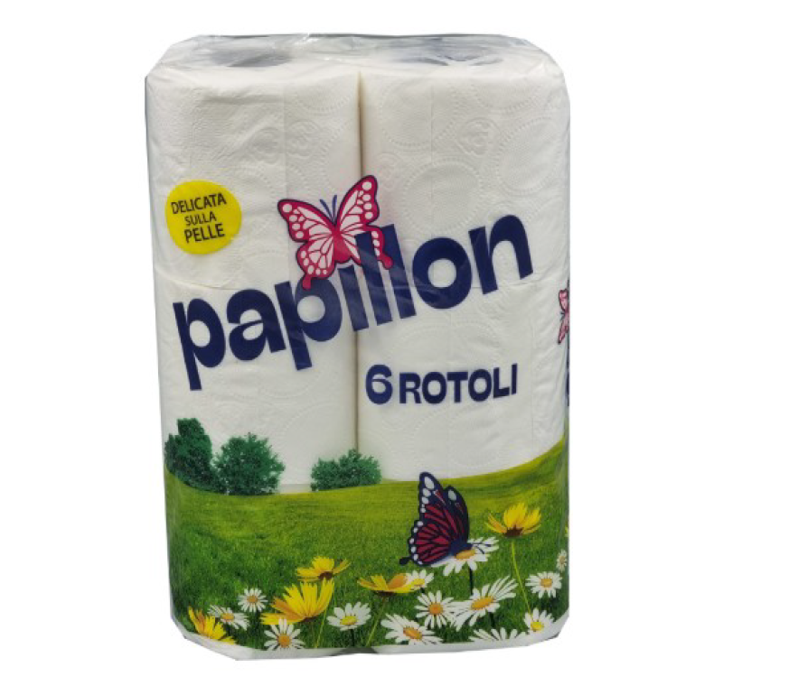 Toaletni papir rolice PAPILLON, 3-slojni (60/1) Toaletni-papir/Papillon