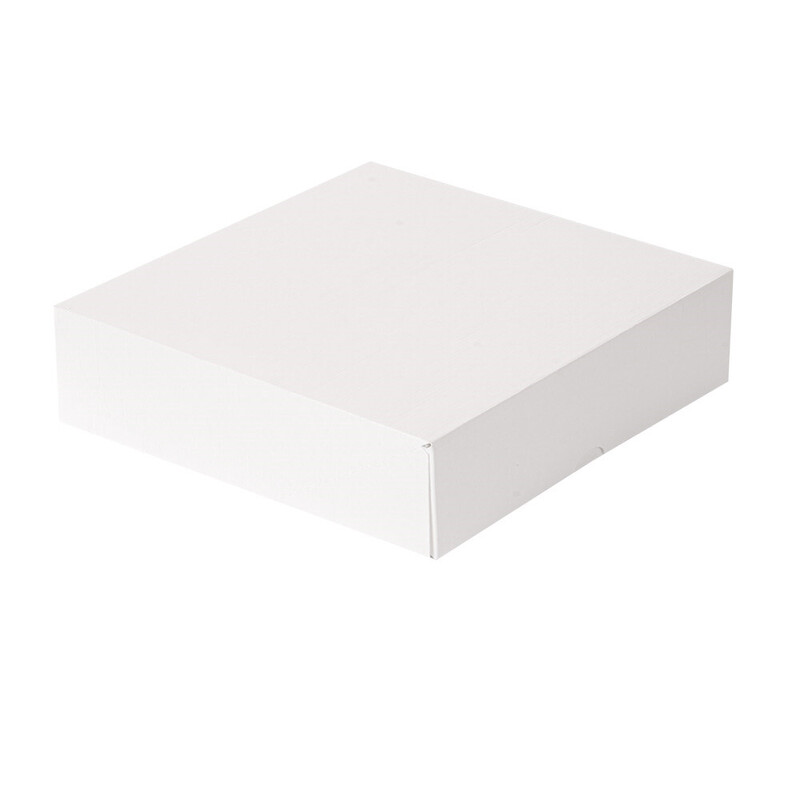 Kartonasta škatla TORTA  - The Pack - BELA 23 x 23 x 7,5 cm (50/1) Torte/253.32_IMG-MAIN