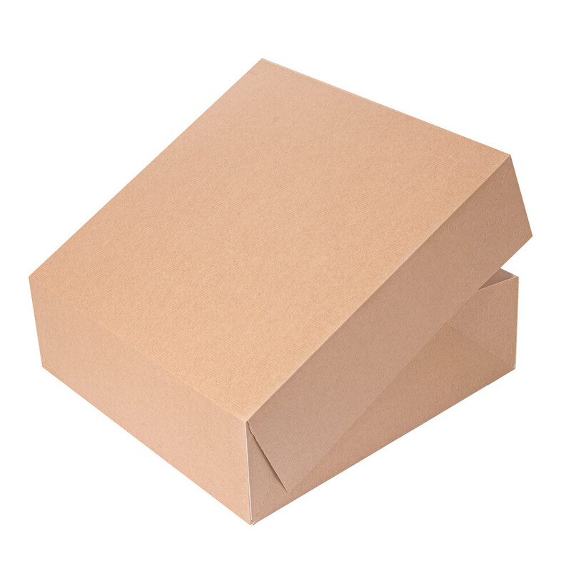 Kartonasta škatla TORTA  - The Pack - RJAVA 32 x 32 x 10 cm (50/1) Torte/253.53_IMG-02