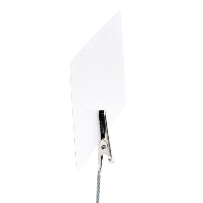 Majhna tabla, primerna za kljukice, BELA 5,1 x 7,6 cm  (1 kos) Trgovina/162.43.IMG-02