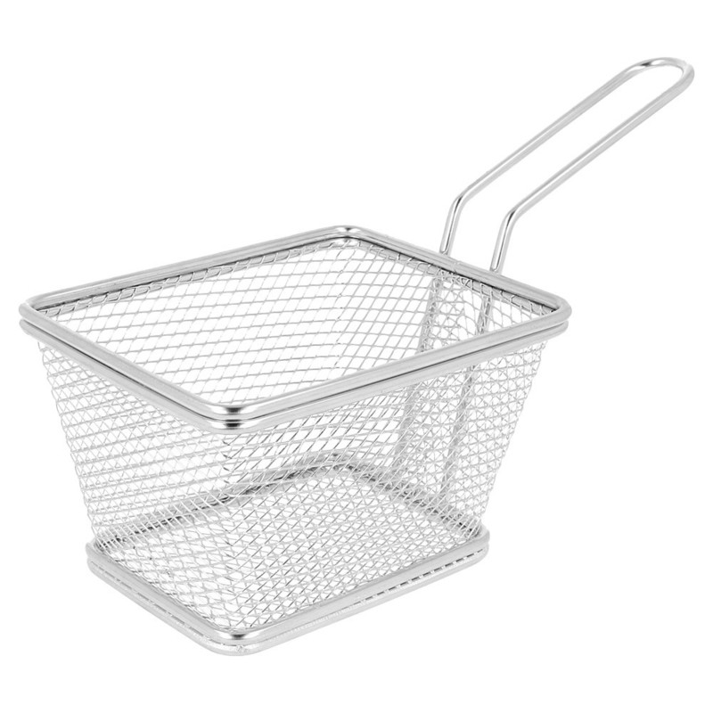 Servirna inox mrežasta košarica Fi: 12,5 x 10 x 7,5 cm (6 kosov) Trgovina/186.57.IMG-03