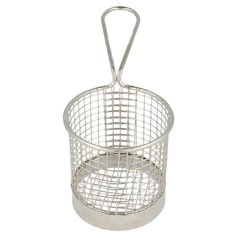 Servirna inox mrežasta košarica OKROGLA Fi: 9 x 8 cm (6 kosov) Trgovina/186.59.IMG-02