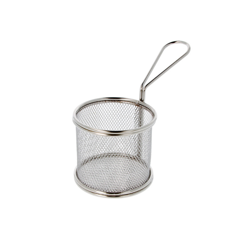 Servirna inox mrežasta košarica OKROGLA Fi: 9 x 8 cm (6 kosov) Trgovina/186.59.IMG-04