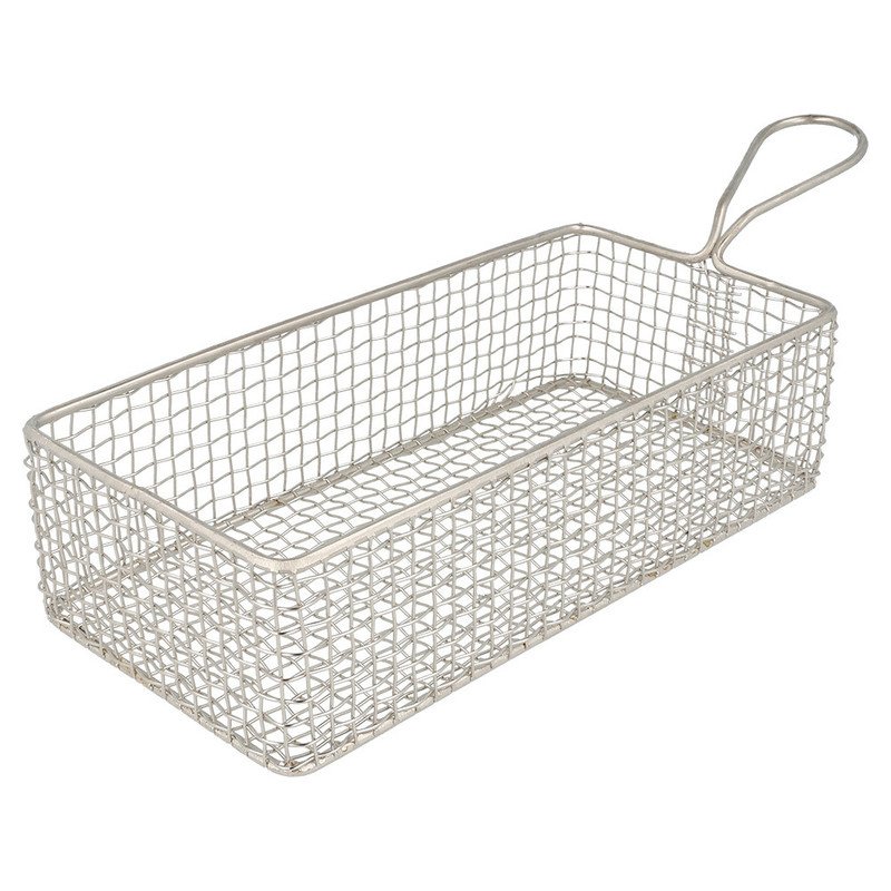 Servirna inox mrežasta košarica Fi: 22 x 10 x 6 cm (6 kosov) Trgovina/186.60.IMG-04