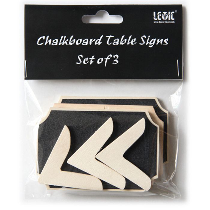 Oglasna majhna lesena tabla, ČRNA  9 x 5,5 cm (1 kos) Trgovina/207.25.IMG-01