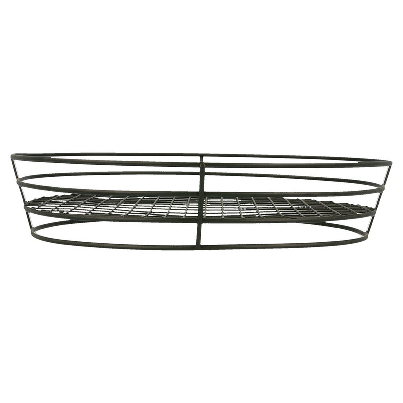 Servirna mrežasta košarica ČRNA, OVALNA Fi: 28 x 20,5 x 5,7 cm (1 kos) Trgovina/216.31.IMG-01