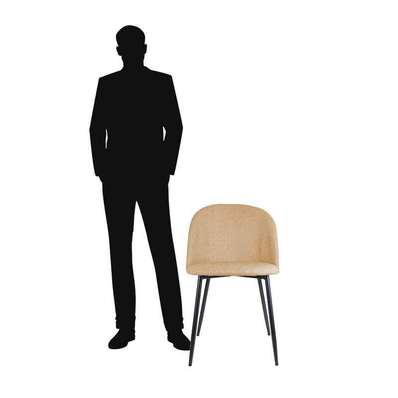 Oblazinjen stol SUPRA-TEK, BEŽ 52 x 50 x 78 cm (4 kosi) Trgovina/270.65.IMG-04