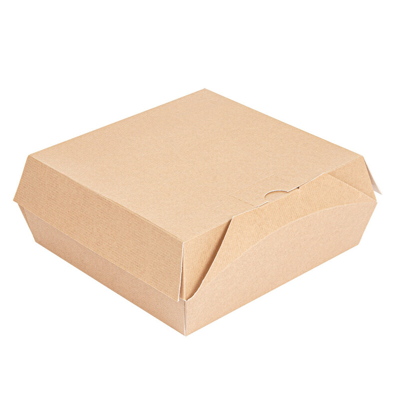 Kartonasta škatla z zaklepom - The Pack - RJAVA (21 x 20,5 x 8 cm) (50/1) Vecje-to-go/254.58_IMG-MAIN