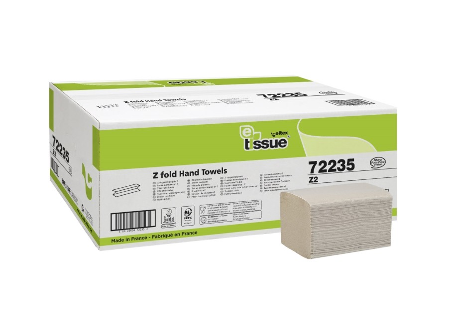 Papirnata zloženka "Z" E-TISSUE (3750/1) brisacke/C72235NX628