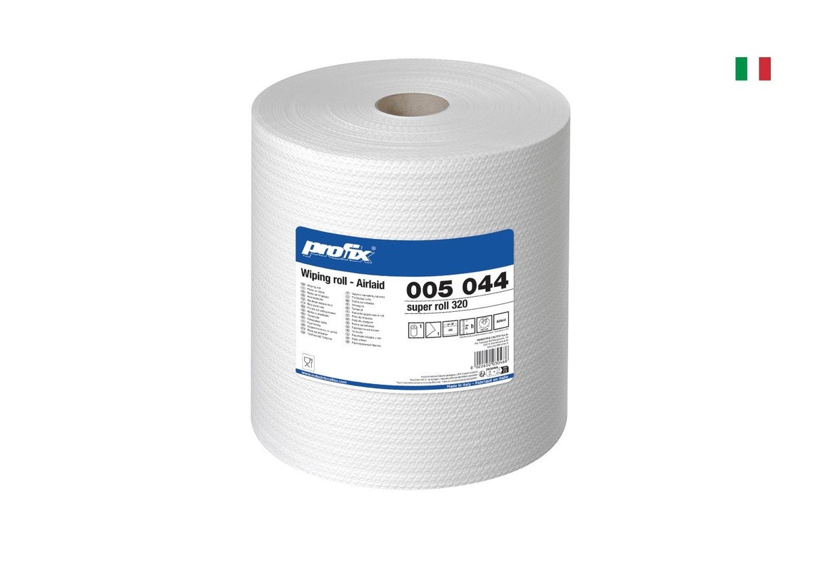 Industrijska čistilna rola Bobina Profix SUPER ROLL 320 listna (1/1) brisacke/H005044