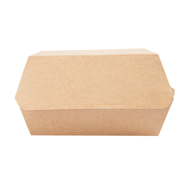 Kartonasta embalaža za BURGER - ThePack - RJAVA (13 x 12,5 x 6,2 cm) (50/1) burgerji/234.05-IMG-02