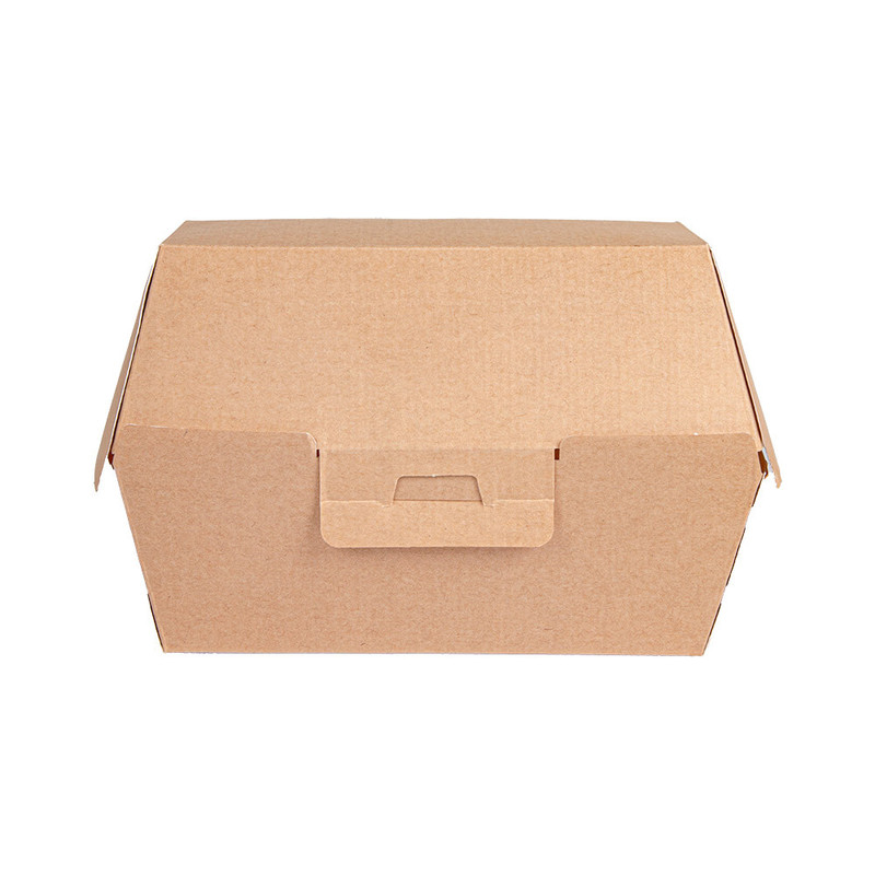Kartonasta embalaža LUNCH BOX RJAVA 22 x 13,5 x 9 cm (50/1) burgerji/271.18-IMG-02