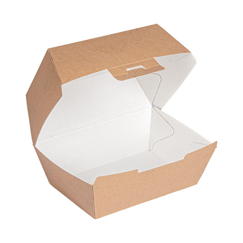 Kartonasta embalaža LUNCH BOX RJAVA 22 x 13,5 x 9 cm (50/1) burgerji/271.18-IMG-03
