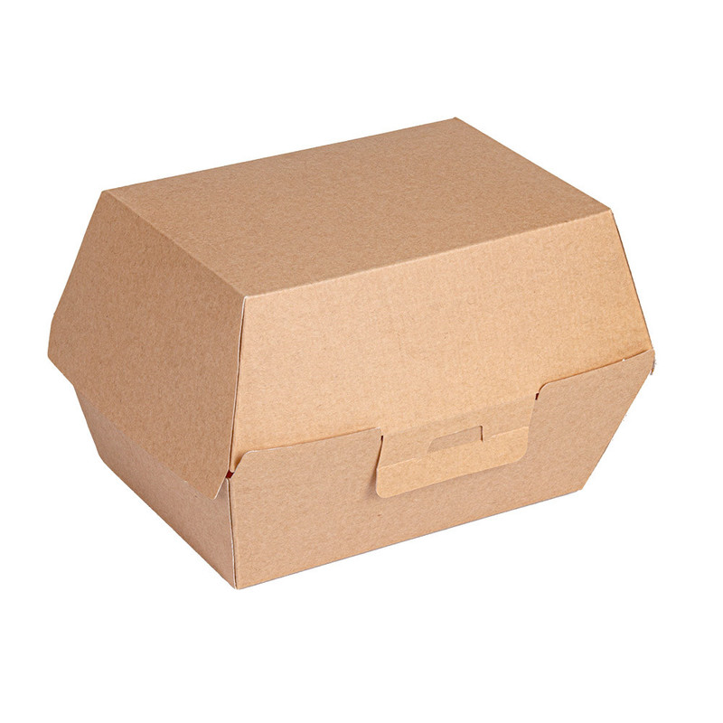 Kartonasta embalaža LUNCH BOX RJAVA 22 x 13,5 x 9 cm (50/1) burgerji/271.18-IMG-MAIN