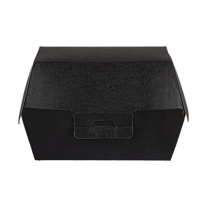 Kartonasta embalaža LUNCH BOX ČRNA 22,5 x 13,5 x 9 cm (50/1) burgerji/271.20-IMG-02