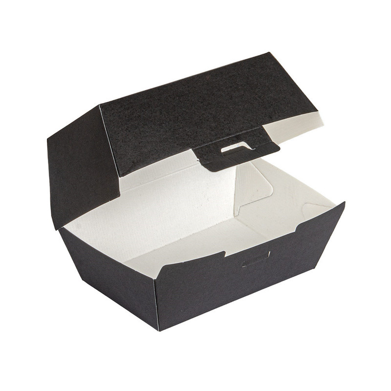 Kartonasta embalaža LUNCH BOX ČRNA 22,5 x 13,5 x 9 cm (50/1) burgerji/271.20-IMG-03
