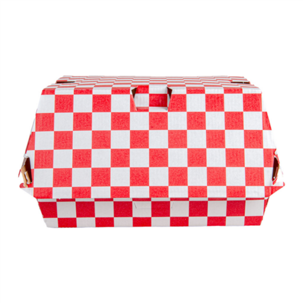 Kartonasta embalaža za BURGER-FITIPALDI RDEČA 14,7 x 14 x 7 cm (50/1) burgerji/274.02.1