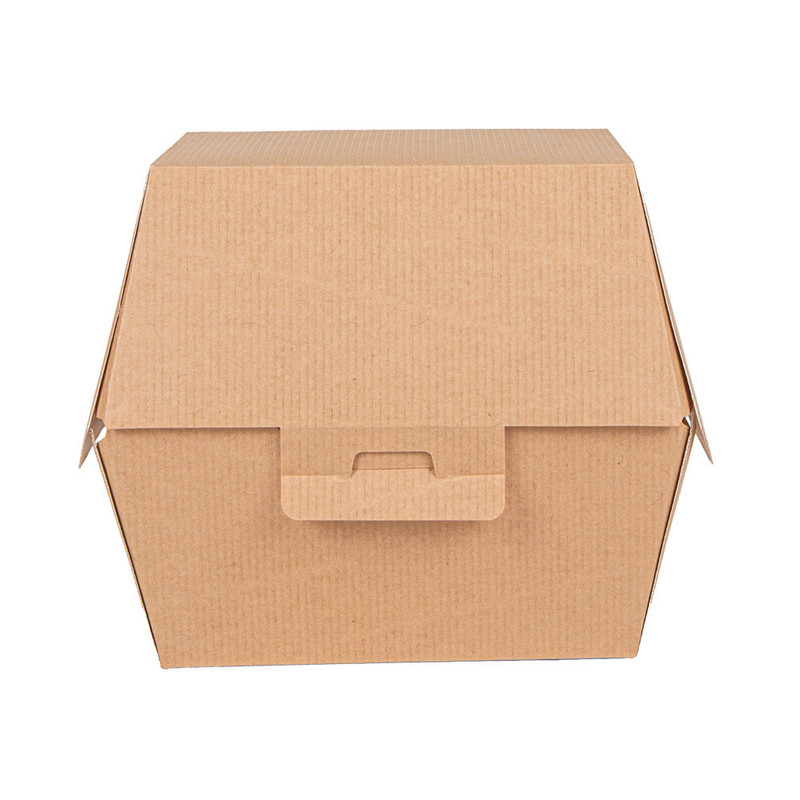 Kartonasta embalaža za BURGER XL - ThePack - RJAVA (14,4 x 14 x 11,5 cm) (50/1) burgerji/277.81-IMG-01