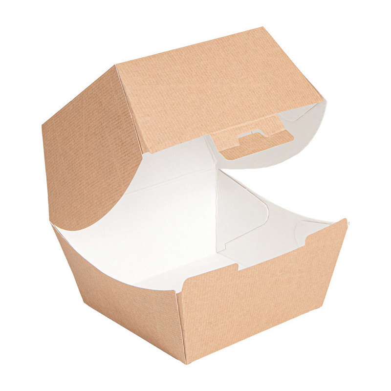 Kartonasta embalaža za BURGER XL - ThePack - RJAVA (14,4 x 14 x 11,5 cm) (50/1) burgerji/277.81-IMG-03