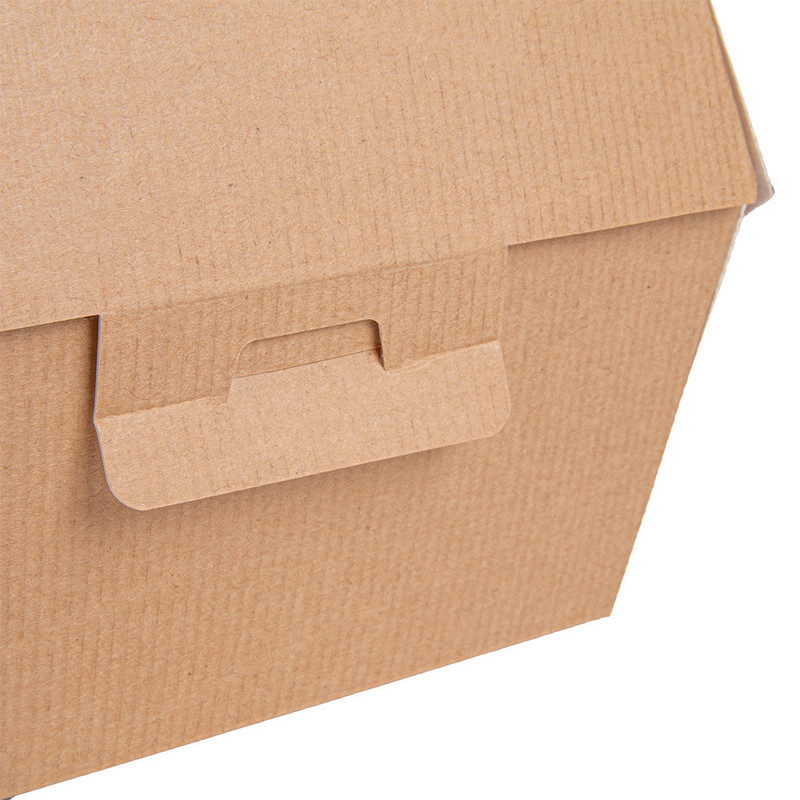Kartonasta embalaža za BURGER XL - ThePack - RJAVA (14,4 x 14 x 11,5 cm) (50/1) burgerji/277.81-IMG-05