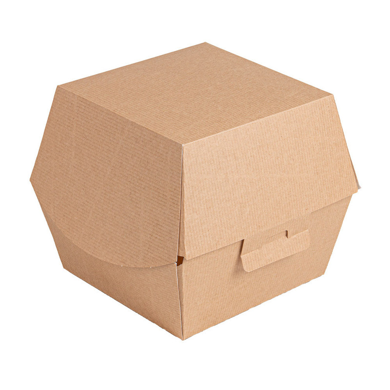 Kartonasta embalaža za BURGER XL - ThePack - RJAVA (14,4 x 14 x 11,5 cm) (50/1) burgerji/277.81-IMG-MAIN