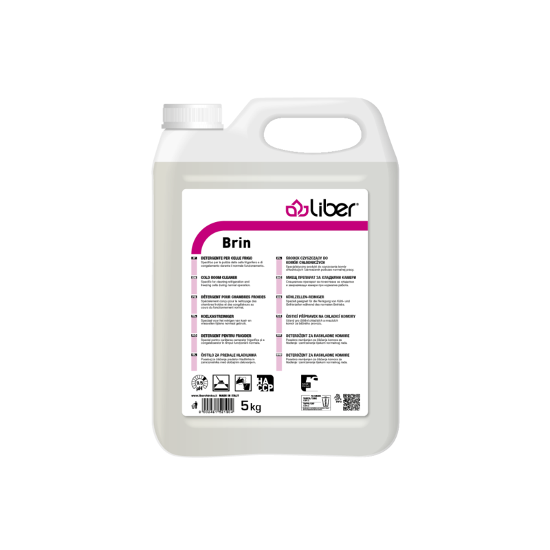 Čistilo BRIN razmaščevalec za hladilne celice LIBER 5 kg cistila/LIBER_MOCKUPS_Brin_5kg