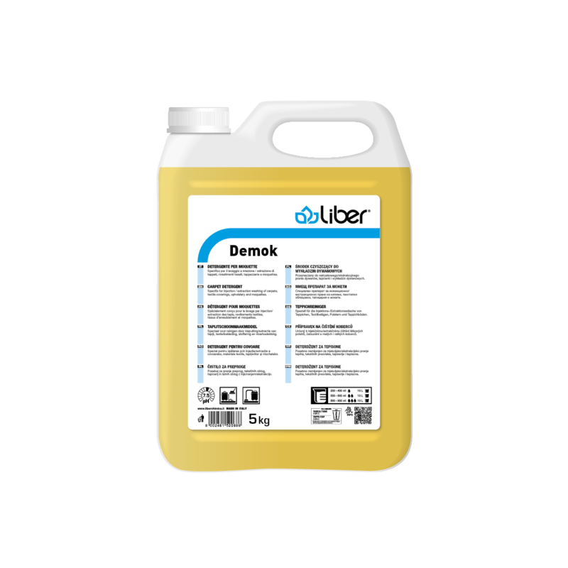 Čistilo DEMOK za preproge LIBER 5 kg  cistila/LIBER_MOCKUPS_Demok_5kg