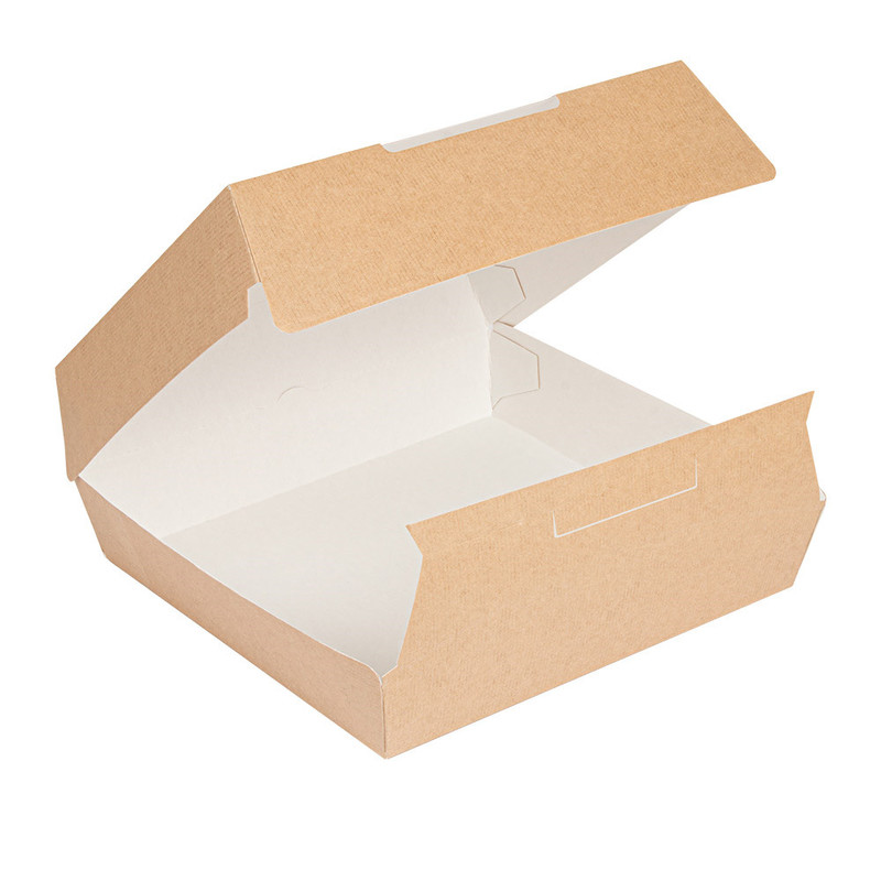 Kartonasta škatla za jedi - The Pack - RJAVA (23,5 x 24 x 8,7 cm) (50/1) druge-jedi/234.34_IMG-01
