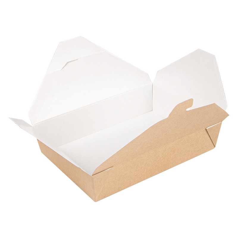 Kartonasta škatla za jedi - ThePack - 1470 mL RJAVA (19,6 x 14 x 4,5 cm) (50/1) druge-jedi/234.60_IMG-02