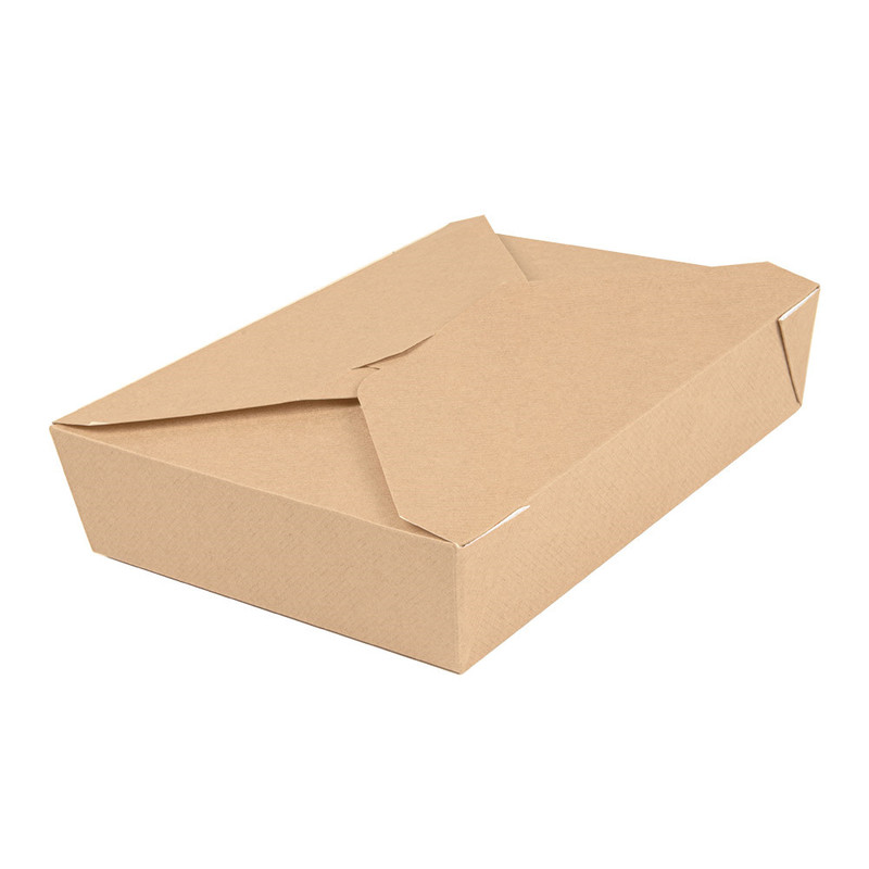 Kartonasta škatla za jedi - ThePack - 1470 mL RJAVA (19,6 x 14 x 4,5 cm) (50/1) druge-jedi/234.60_IMG-MAIN