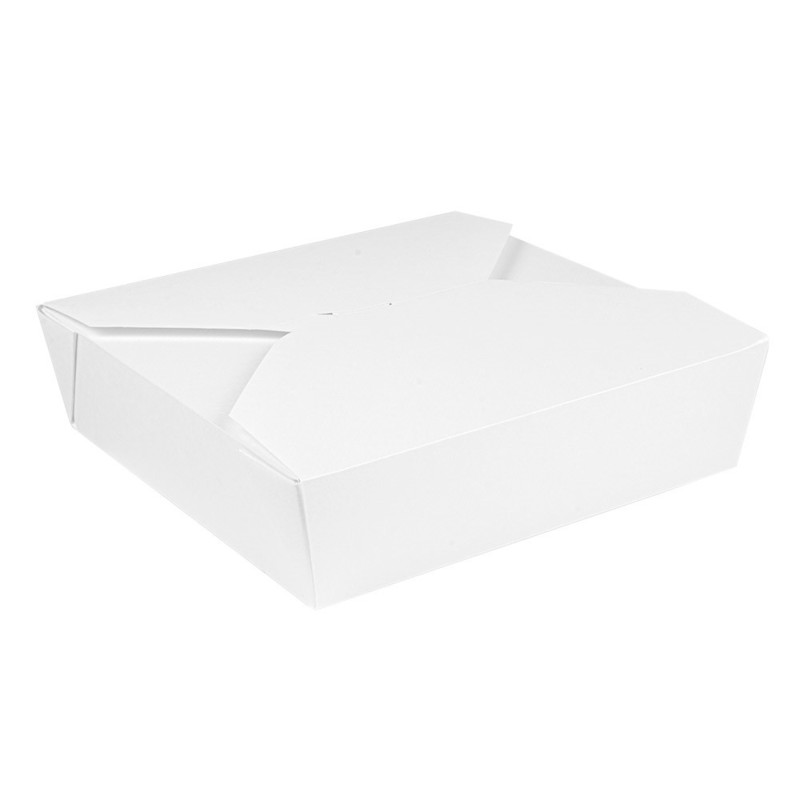 Kartonasta škatla za jedi - ThePack - 2910 mL BELA (21,7 x 21,7 x 6,4 cm) (50/1) druge-jedi/234.68_IMG-MAIN