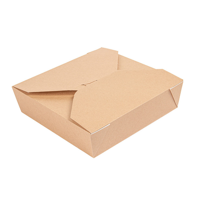 Kartonasta škatla za jedi - ThePack - 2910 mL RJAVA (21,7 x 21,7 x 6,4 cm)(50/1) druge-jedi/234.69_IMG-MAIN