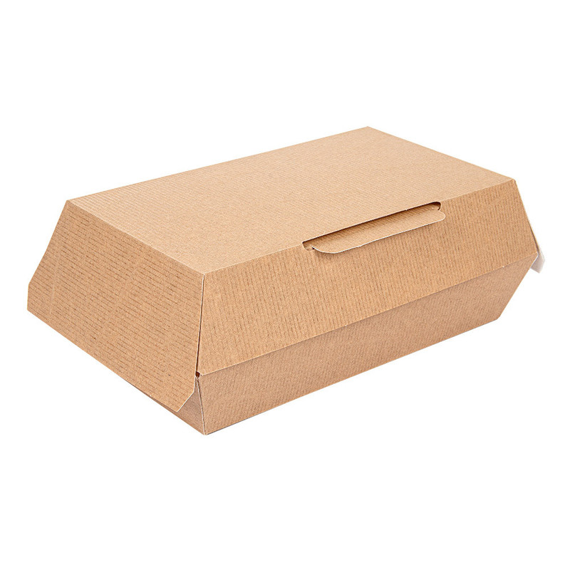 Kartonasta škatla za jedi - The Pack - RJAVA (19,5 x 11,5 x 6,5 cm) (50/1) druge-jedi/235.03_IMG-MAIN