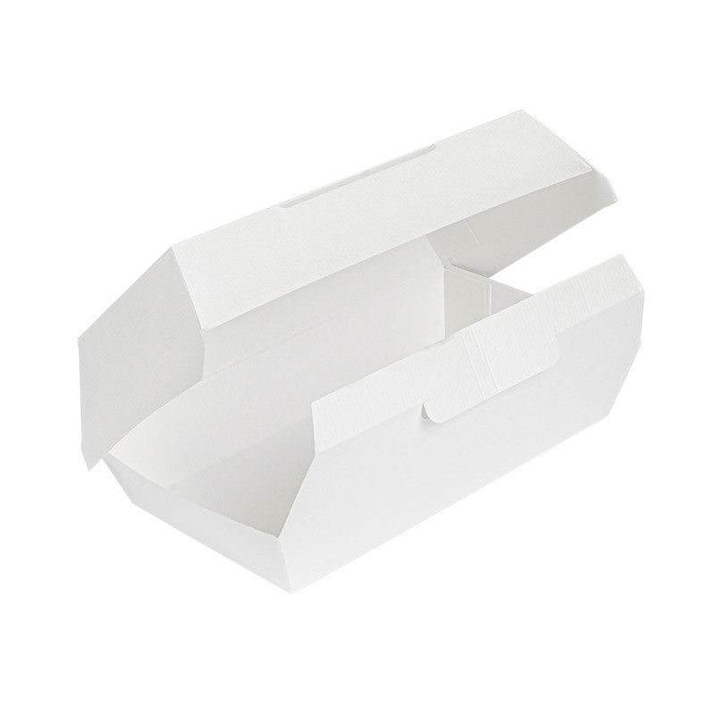 Kartonasta škatla za jedi - The Pack - BELA (19,5 x 11,5 x 6,5 cm) (50/1) druge-jedi/235.04_IMG-01