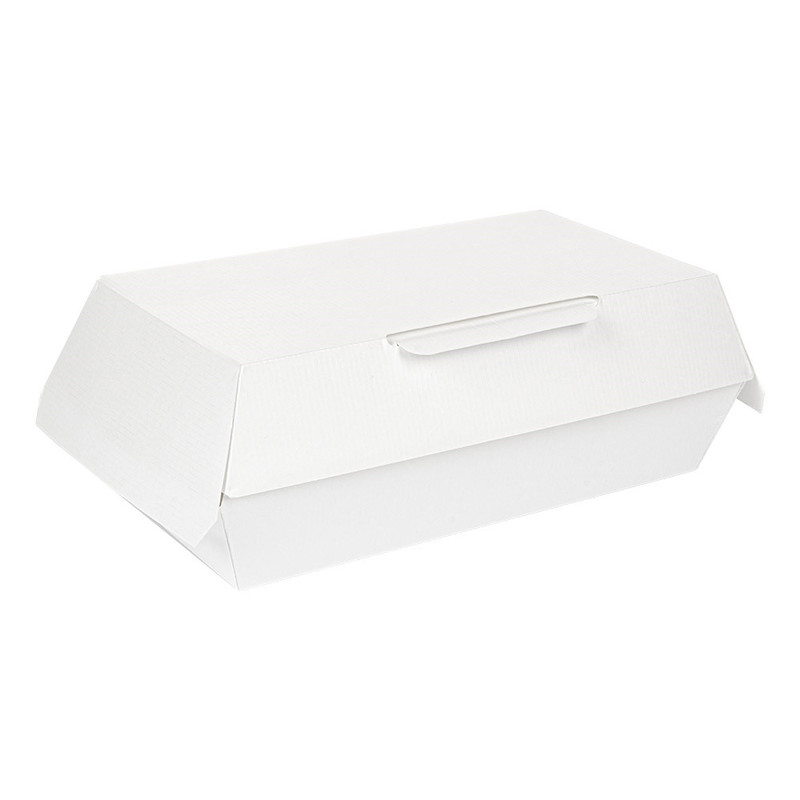 Kartonasta škatla za jedi - The Pack - BELA (19,5 x 11,5 x 6,5 cm) (50/1) druge-jedi/235.04_IMG-MAIN