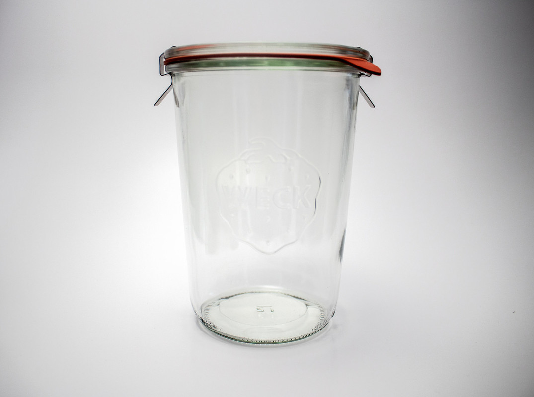 Weck steklen kozarec oblika GOR-DOL 850 mL (1/1) einkochwelt-kozarci/743