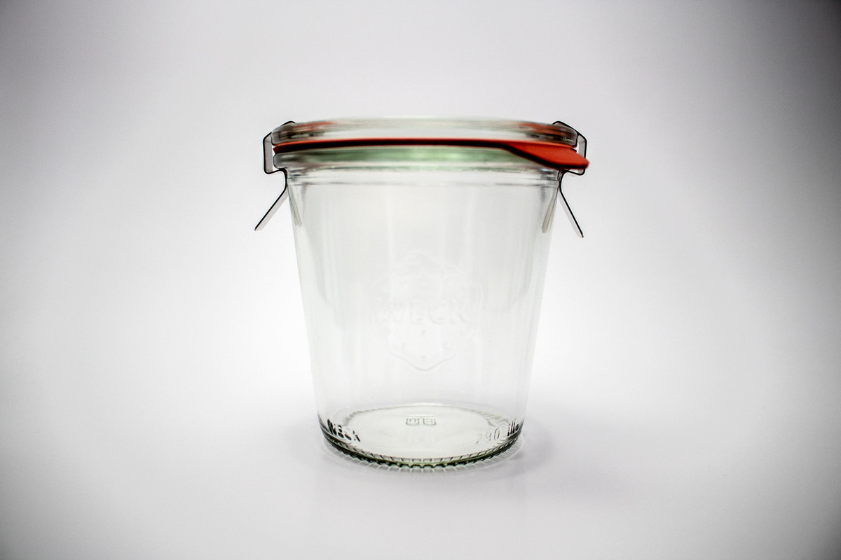 Weck steklen kozarec oblika GOR-DOL 290 mL (1/1) einkochwelt-kozarci/900