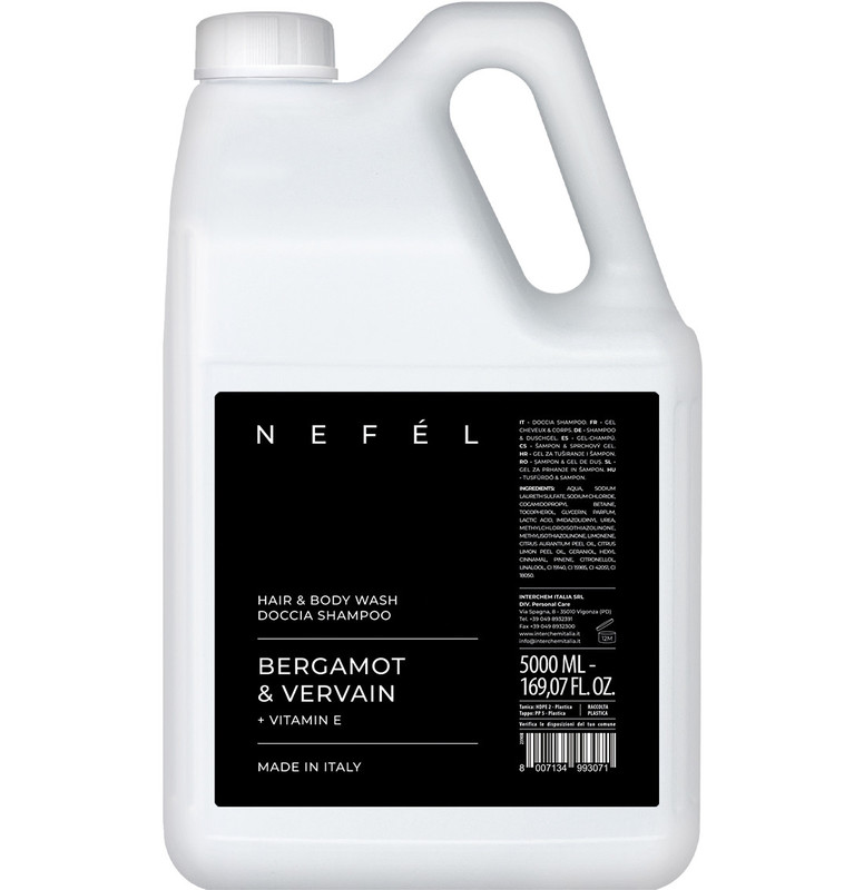 Gel za telo in šampon Nefel - BERGAMOT & VERVAIN 5L hotelska-kozmetika/nefel_bergamot_and_vervain_hair_and_body_wash_tanicaml